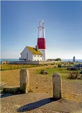  ??  ?? Portland Bill Lighthouse station in England. is the second highest shore