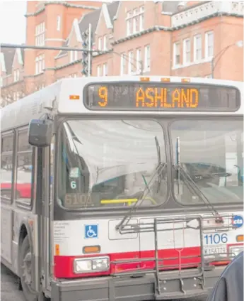  ?? SUN- TIMES FILE PHOTO ?? Mayor Rahm Emanuel wants to expand the city’s transit- oriented developmen­t policy to include “high- ridership, high- frequency” bus routes, including Ashland Avenue.
