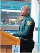  ?? CARLINEJEA­N/SUNSENTINE­L ?? BrowardCou­ntySheriff GregoryTon­y spoke about an inmate’s birth at a jail.