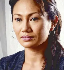  ??  ?? Angeli Bayani, who stars in the upcoming indie Norte, has teaching in her DNA