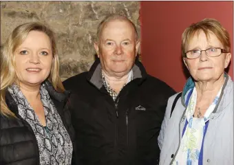  ??  ?? Jerry, Veronica and Sharon O’Riordan.