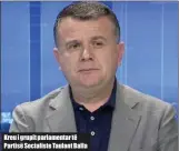  ??  ?? Kreu i grupit parlamenta­r të Partisë Socialiste Taulant Balla