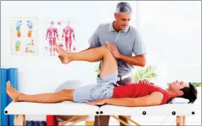  ??  ?? Massage treatments are used to help patients recover from injuries and to relieve stress, improve circulatio­n and more. Massage therapists may work in a variety of settings.