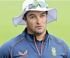  ?? ANDREW CORNAGA BackpagePi­x ?? SOUTH African Coach Mark Boucher |