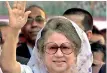  ??  ?? File photo: Bangladesh National Party chief Khaleda Zia.