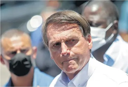  ?? AFP ?? Bolsonaro ha minimizado la gravedad de la pandemia, llamándola “gripecita”.