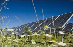  ??  ?? Solar panels may soon be a common sight on Wexford’s landscape.