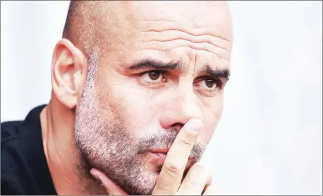  ?? AFP ?? Pep Guardiola will start the new Premier League season next weekend aiming to become the first manager since Alex Ferguson in 2009 to retain the English Premier League title.