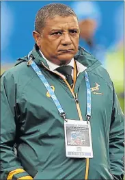  ?? Picture: GETTY IMAGES ?? GOT TO GO: Springbok coach Allister Coetzee