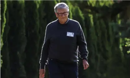  ?? Photograph: Brendan McDermid/Reuters ?? Bill Gates at the Allen and Co conference in Sun Valley, Idaho last weekend. ‘I have an obligation to return my resources to society,’ he said.