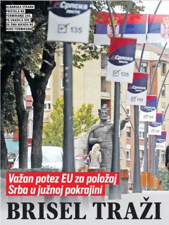  ??  ?? Albanska strana pristala na formiranje zso, pa uradila sve da ona nikada ne bude formirana