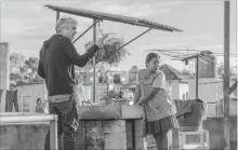  ?? CARLOS SOMONTE NETFLIX ?? Director Alfonso Cuaron on the set of his latest film, "Roma." Could it earn Netflix its first Best Picture Oscar nomination?