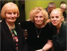  ?? Photos by Michelle Cooper Galvin ?? Ellen O’Sullivan, Mary Byrne and Ann Wells at the Killorglin Reunion Charity Dance in aid of St Joseph’s Home Killorglin at St Mary and St Andrew’s Social Club, Dollis Hill, London, on Saturday.