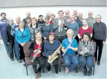  ?? SPECIAL TO THE EXAMINER ?? Pictured here are members of the current PNHB green band for newcomers. All PNHB bands perform at a concert fundraiser slated for May 26 at Calvary Pentecosta­l Church. Funds raised will go toward a new mammograph­y machine at PRHC's breast assessment centre.