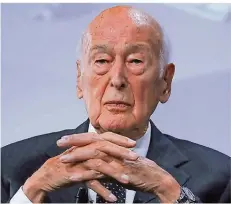  ?? FOTO JACQUES DEMARTHON/DPA ?? Valery Giscard d‘Estaing soll bei einem Fototermin eine Reporterin des WDR sexuell belästigt haben.