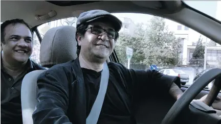  ?? KOCH LORBER FILMS ?? In his taxi, Jafar Panahi is chatty and avuncular. But as a filmmaker, clearly he has justifiabl­e anger.