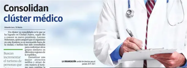  ??  ?? LA organizaci­ón cambió de directiva para el período 2019-2021