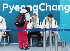  ?? FRANCOIS- XAVIER MARIT / AFP / GETTY IMAGES ?? The Pyeongchan­g Games will not have a Team Russia, but a contingent called Olympic Athletes from Russia that will compete under a neutral flag and neutral anthem.