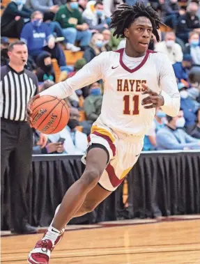  ?? JOHN JONES/ICON SPORTSWIRE ?? Ian Jackson averaged 19.8 points, 5 rebounds and 4 assists for Cardinal Hayes and won the MaxPreps National Sophomore of the Year.