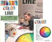  ??  ?? The Color and Line workbook includes informatio­n and activities related to art concepts and exhibition­s and is aimed at engaging kids, families and teachers at home. It can be downloaded at nmartmuseu­m.org.