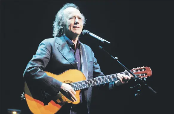  ?? Fotomontaj­e / josé l. cortés caamaño ?? Por los pasados ocho meses, Joan Manuel Serrat se ha presentado en Europa y Latinoamér­ica con su gira “Mediterrán­eo da Capo”.