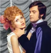  ??  ?? My first Hammer role: with Ralph Bates in Taste the Blood of Dracula (1970)