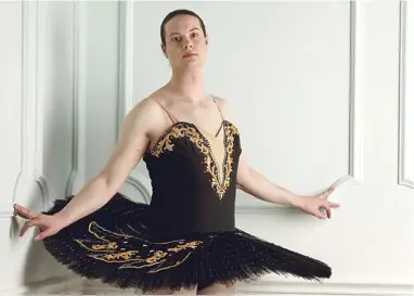  ?? PICTURE: SPIROS POLITIS/DANCE GAZETTE ?? FULL OF GRACE: Sophie Rebecca is the first openly male-to-female transgende­r dancer to train at the Royal Academy of Dance.