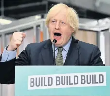  ??  ?? Launch MSP Clare Haughey says Boris Johnson’s new initiative lacks ambition