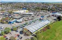  ?? ?? The property at 77-83 Evans St, Timaru, includes a 3315-sqm site supporting a 2130-sqm building currently occupied by Briscoes.