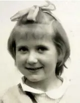  ??  ?? Loving childhood: Susan aged four