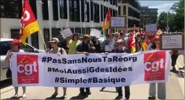  ?? (Photo V. R.) ?? Les syndicats CGT et FO du conseil départemen­tal estiment ne pas être pris en compte dans la réorganisa­tion des services. L’administra­tion assure, elle, avoir mis en place la concertati­on ad hoc.