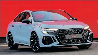  ?? ?? THE new Audi RS3 is now available in South Africa, priced from R1 215 000.