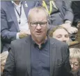  ??  ?? 0 Pete Wishart today hit out over support for musicians