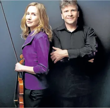  ?? SUBMITTED PHOTO ?? Duo Concertant­e is among the 100 performers playing this year's Music Niagara festival. The five-week event in Niagara-on-the-Lake starts July 14.