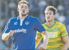  ?? Picture: Barry Zee, ?? RETURN Ryan Bird returned to Fratton Park in October 2015 with Yeovil, pictured here against Matt Clarke