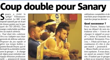  ?? (Photo J. T.) ?? Malgré le départ précipité de son coach, le groupe sanaryen s’est resserré autour d’une large victoire.