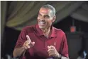  ?? KIRBY LEE/USA TODAY SPORTS ?? Arizona State football coach Herm Edwards talks during Pac-12 Media Day in Los Angeles on Wednesday.