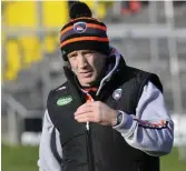  ??  ?? Armagh boss Kieran McGeeney at the game