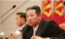  ?? Photograph: KCNA VIA KNS/AFP/Getty Images ?? As he embarks on a second decade in power, Kim Jong-un leads a country assailed by internatio­nal sanctions, natural disasters and the challenges of Covid-19.