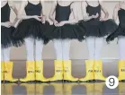  ??  ?? 9. Students at the Northern Ballet School, Manchester, backing a new RNLI charity campaign. March 2017.