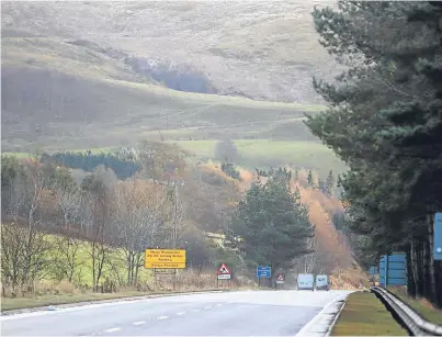 ?? Picture: Phil Hannah. ?? The A9 north of Faskally, part of the ambitious dualling programme.