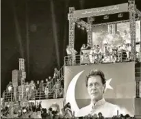  ?? BLOOMBERG ?? Khan’s USP in the run-up to the 2018 elections was accountabi­lity, the dream of a naya (new) Pakistan that mesmerised the urban middle class and the youth. In three-and-a-half years, however, the dream lay shattered