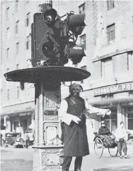  ?? PHOTO FROM THE BOOK WHERE SOURCING CREDITS HAVE BEEN PROVIDED ?? A Sikh policeman in Shanghai in 1935.