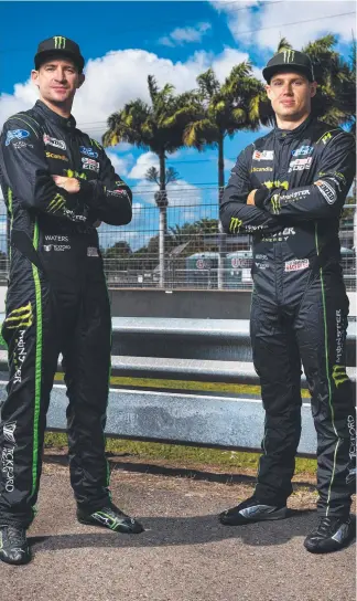  ?? Picture: Getty Images ?? Will Davison and Cameron Waters are joining forces for Tickford Racing.