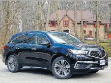  ?? PHOTOS: BRIAN HARPER/DRIVING ?? The 2018 Acura MDX.