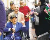  ?? Gerald Herbert Associated Press ?? JOSEPH ESKENAZI, who turns 105 on Jan. 30, is the oldest living veteran to survive Pearl Harbor.