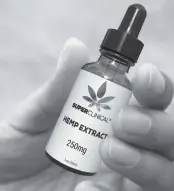  ??  ?? MILLIONS FIND RELIEF: Discover the remarkable power of SuperClini­cal Hemp Oil, legal across the country, cannot get you high, no prescripti­on necessary.