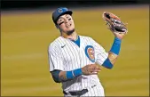  ?? ARMANDO L. SANCHEZ/CHICAGO TRIBUNE ?? The contract negotation­s of Cubs shortstop Javier Baez will undoubtedl­y be framed by Fernando Tatis’ new deal with the Padres worth $340 million.