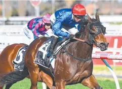  ?? Picture: AAP ?? HIGHLY RATED: Kerrin McEvoy rides Exhilarate­s.