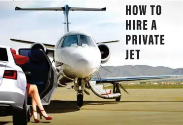  ??  ?? When it comes to problems, you don’t get more first-world than the dilemma over which private jet to hire. Georgina Heron works at Air Charter Service, which has more than 6,000 aircraft on its books.